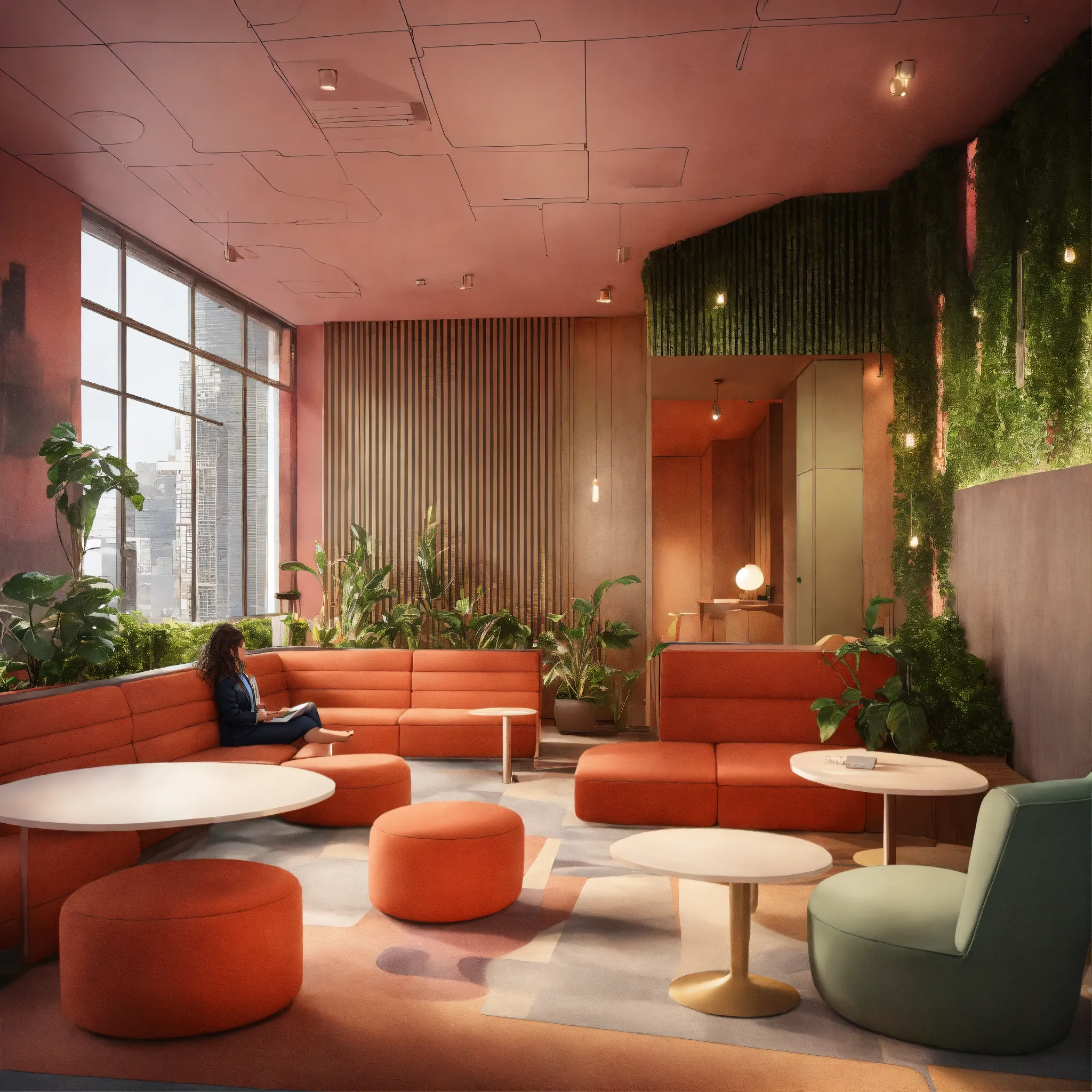 Inspiración de sala contemporánea